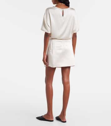 Silk miniskirt | Lisa Yang