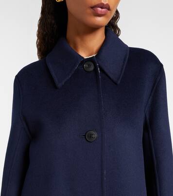 Single-breasted wool coat | Tory Burch