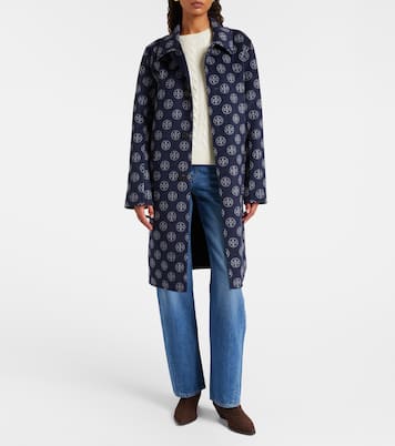 Single-breasted wool coat | Tory Burch