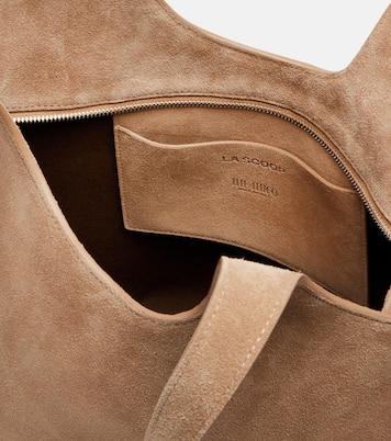 La Scoop Medium suede shoulder bag | The Attico