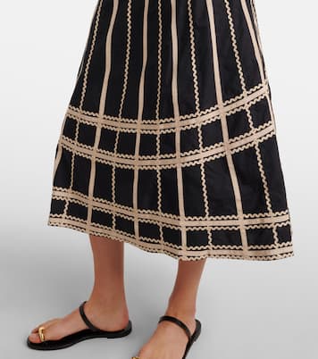 Robe midi Palermo en coton | Ulla Johnson