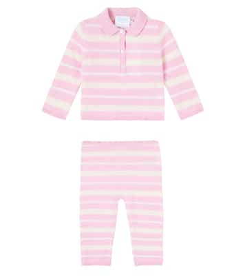 x Guest in Residence Baby Lelo polo sweater and pants set | Bonpoint