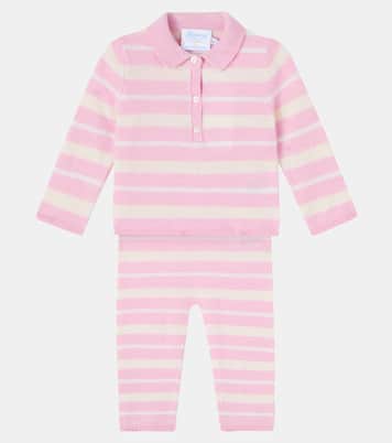 x Guest in Residence Baby Lelo polo sweater and pants set | Bonpoint