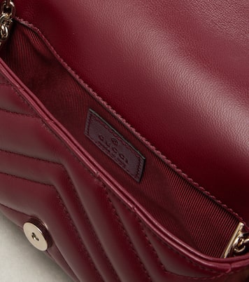 GG Marmont Mini leather shoulder bag | Gucci