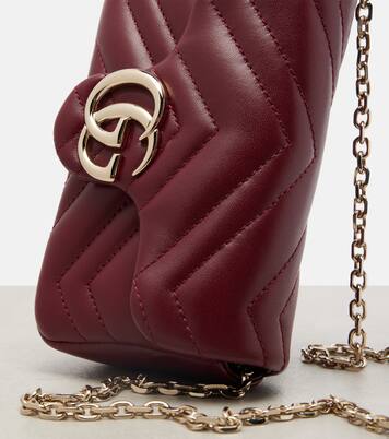 GG Marmont Mini leather shoulder bag | Gucci