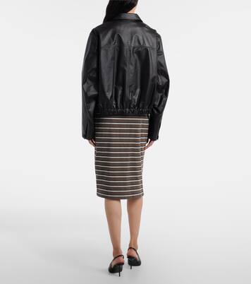 Falda tubo Sasseline de jersey de algodón | Rotate