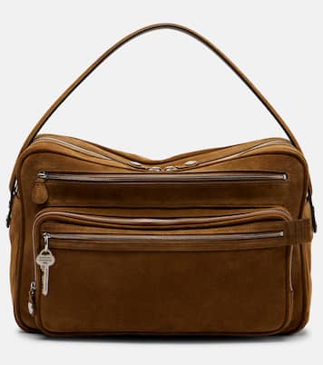 Sac Camero Camera Large en daim | Acne Studios