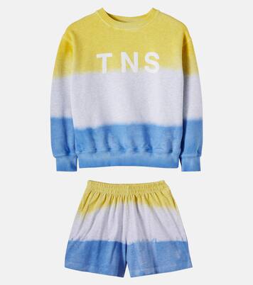 Set Tie Dye aus Sweatshirt und Shorts | The New Society