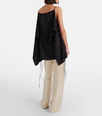 Silk satin straight pants | The Row