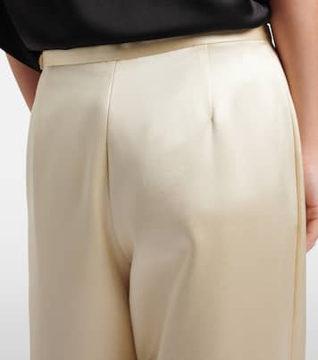 Silk satin straight pants | The Row