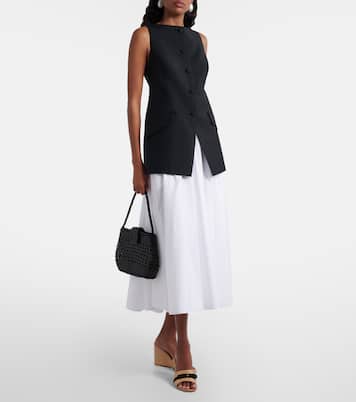 Haiti raffia wedge mules | Gianvito Rossi