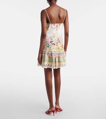 Bedrucktes Minikleid aus Baumwolle | Camilla
