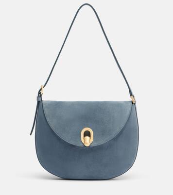 Tondo Small suede shoulder bag | Savette