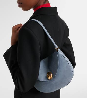 Tondo Small suede shoulder bag | Savette