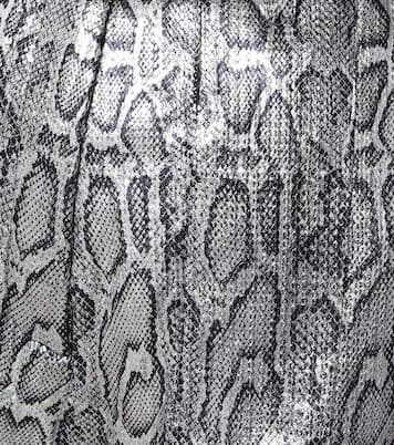 Snake-effect high-rise pants | Christopher Kane