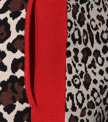 Cropped intarsia knit trackpants | Stella McCartney