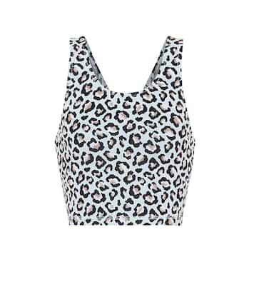 Top sportivo in jacquard leopardato | The Upside
