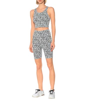 Top sportivo in jacquard leopardato | The Upside