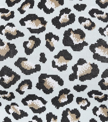 Top sportivo in jacquard leopardato | The Upside