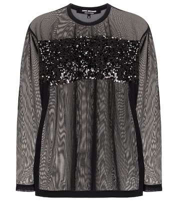Sequined mesh top | Junya Watanabe