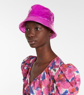 Cappello da pescatore in pelle metallizzata | Isabel Marant