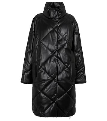 Anissa quilted faux leather coat | Stand Studio