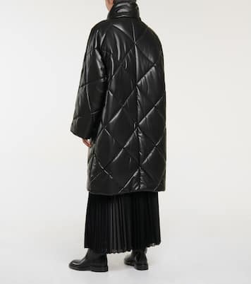 Anissa quilted faux leather coat | Stand Studio