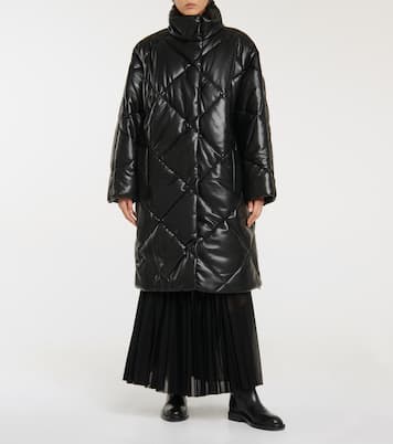 Anissa quilted faux leather coat | Stand Studio