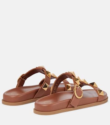 Palas Roman Stud de piel | Valentino Garavani