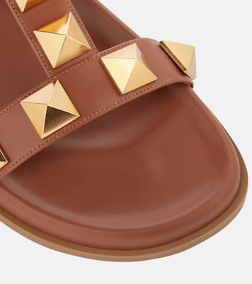 Palas Roman Stud de piel | Valentino Garavani