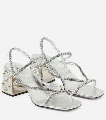 Sandali con cristalli | Miu Miu