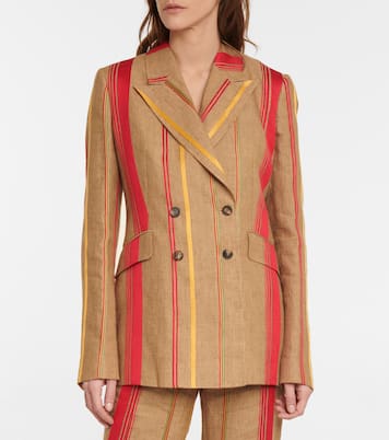 Blazer Angela de lino y algodón | Gabriela Hearst