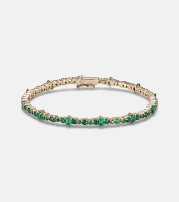 Bracelet Rivulet en or 18 ct et émeraudes | Ileana Makri