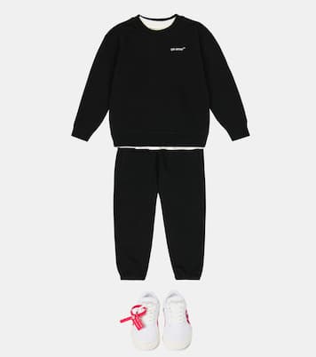 Pantalones en jersey de algodón | Off-White Kids
