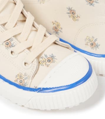 Angelica canvas high-top sneakers | Bonpoint