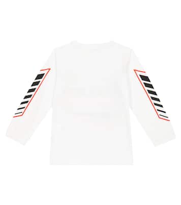 Top in cotone con stampa del logo | Stella McCartney Kids
