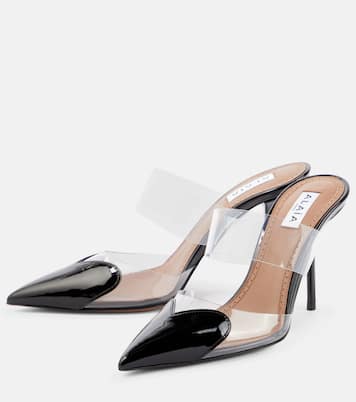 Mules Cœur mit Lackleder | Alaïa