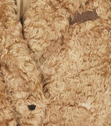 Abrigo en mezcla de mohair | Brunello Cucinelli Kids