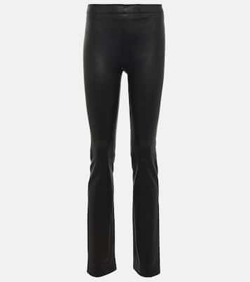 Cropped-Hose aus Leder | Stouls