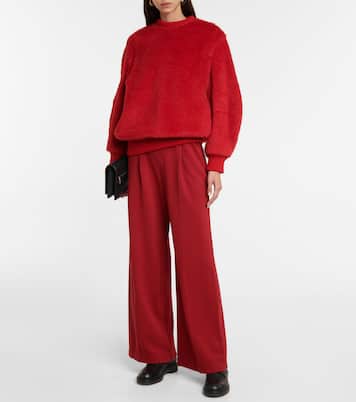 Sudadera Carmine de teddy en mezcla de lana | Max Mara