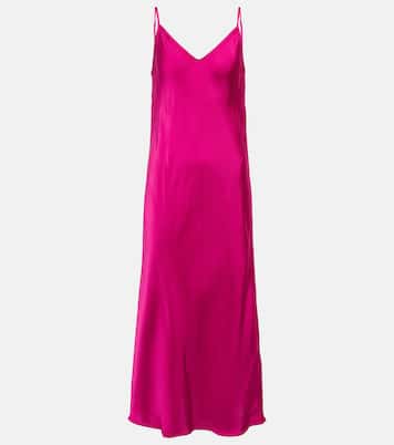 Poppy slip midi dress | Velvet