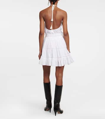Lioline cotton and linen-blend miniskirt | Marant Etoile