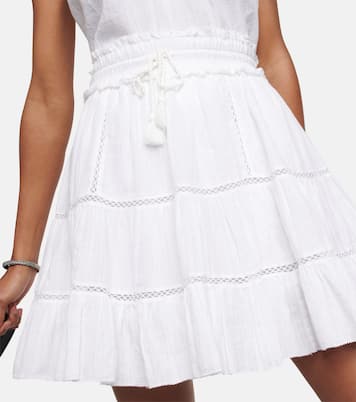 Lioline cotton and linen-blend miniskirt | Marant Etoile