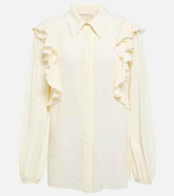 Blusa in seta con volant | Chloé