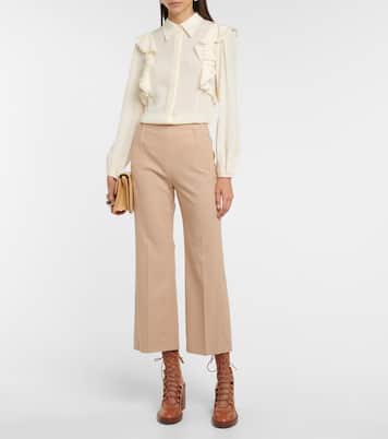 Blusa in seta con volant | Chloé