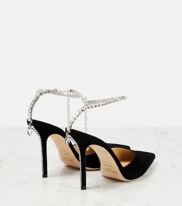 Pumps Saeda 100 in suede | Jimmy Choo