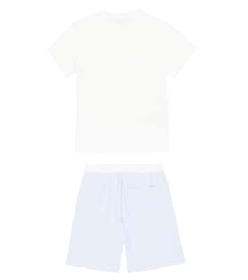 Cotton T-shirt and shorts set | Il Gufo