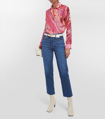 Jeans regular a vita alta | Re/Done