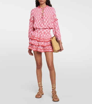 Bedruckte Bluse Clara | Poupette St Barth