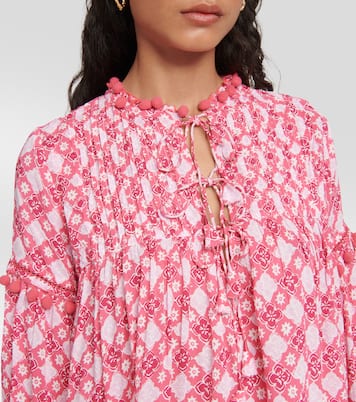 Bedruckte Bluse Clara | Poupette St Barth